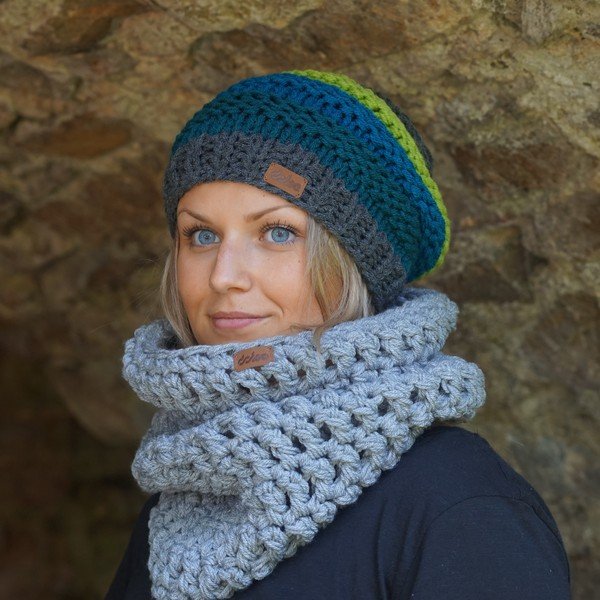 Ръчно плетена шапка Jade - DOKE-image-1