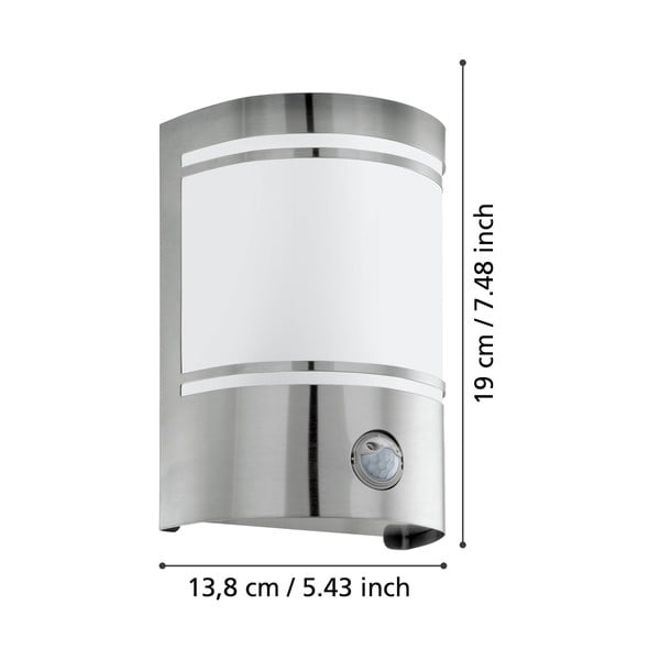 Стенно външно осветително тяло (височина 19 cm) CERNO – EGLO-image-2