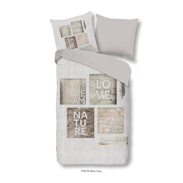 Спално бельо за единично легло от микрофибър Mina, 135 x 200 cm - Muller Textiels
