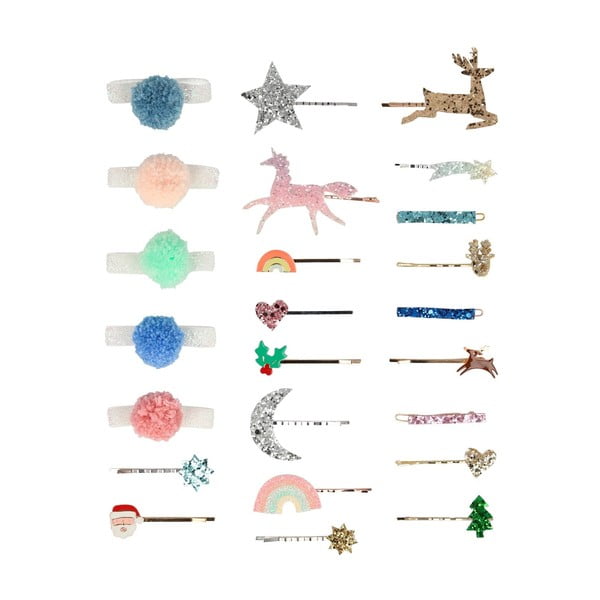 Адвент календар Hair Accessories – Meri Meri-image-3