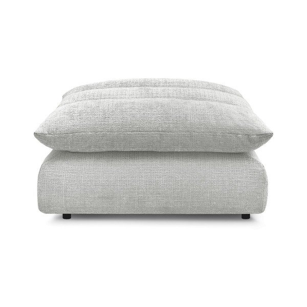 Светлосива шенилова табуретка Neil – Bobochic Paris-image-4