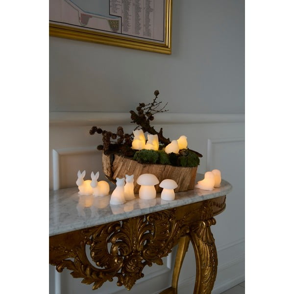 Бяла коледна светлинна украса 2 бр. ø 9 cm Elvina – Sirius-image-1