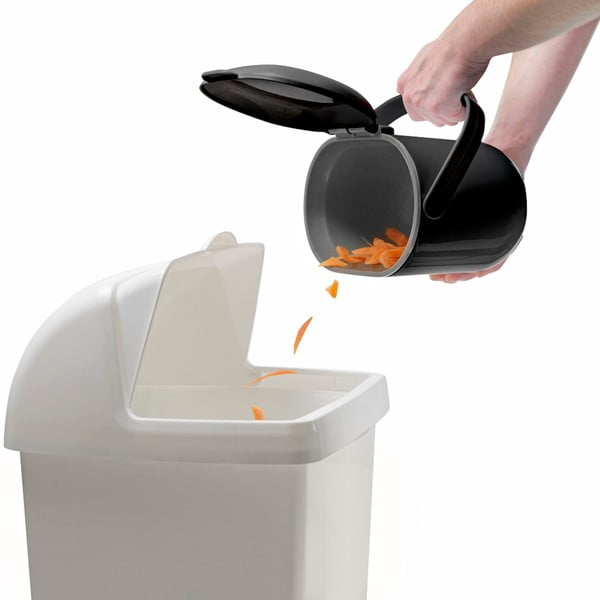 Черен контейнер за компостируеми отпадъци 2,5 л - Addis-image-2