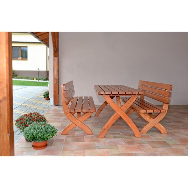 Дървена градинска пейка Strong - Rojaplast-image-1