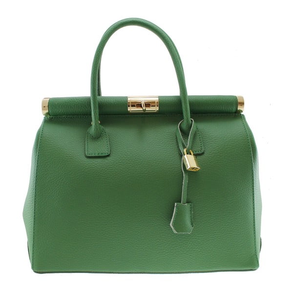 Зелена кожена чанта Blair - Chicca Borse