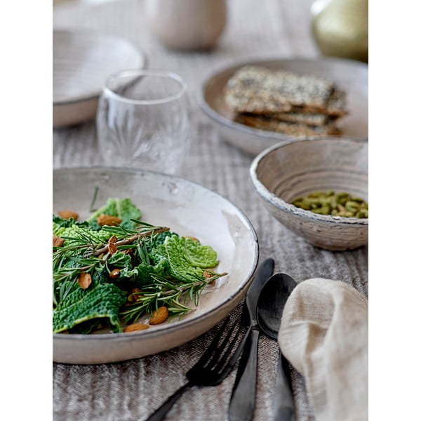 Комплект прибори за хранене от 4 части в черно Cutlery Eleganza - Bloomingville-image-3