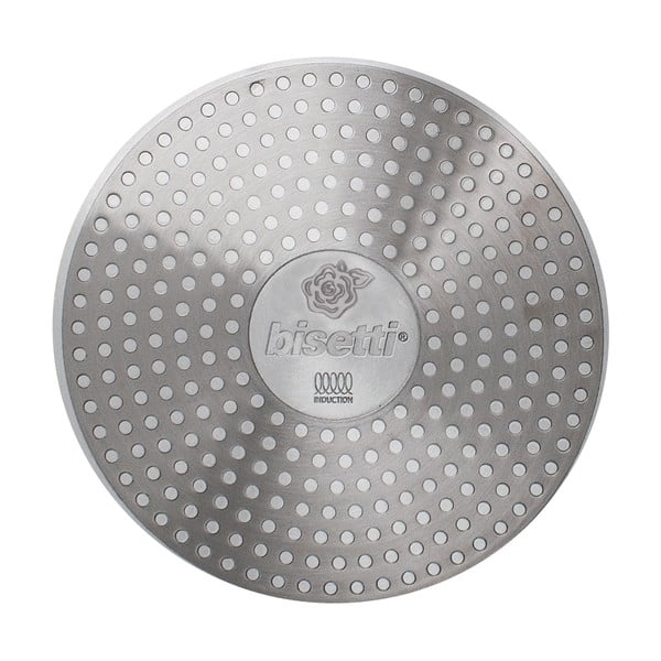 Розов съд с капак Casseruola, ø 24 cm Stonerose - Bisetti-image-1