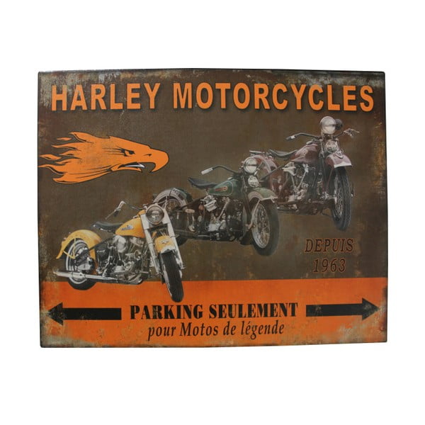 Kovová cedule Antic Line Harley Mororcycles