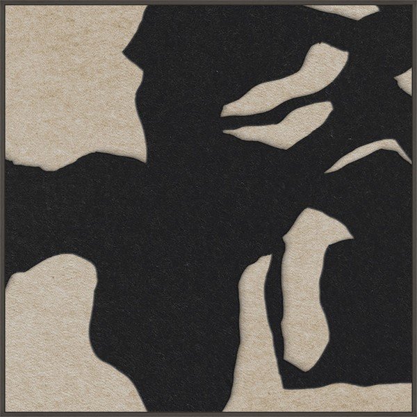 3D картина с включена рамка/акустична 102x102 cm Silent Shadow 1 – Malerifabrikken