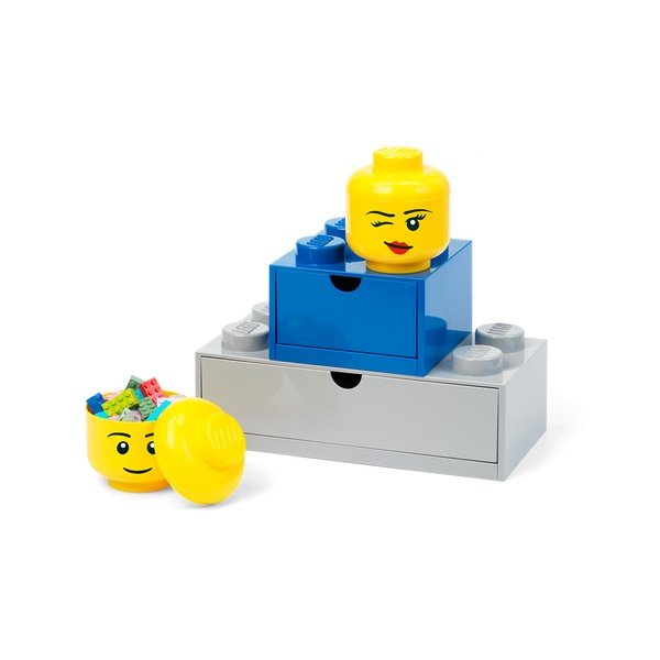 Жълта кутия за съхранение Boy, ø 10,6 cm - LEGO®-image-1