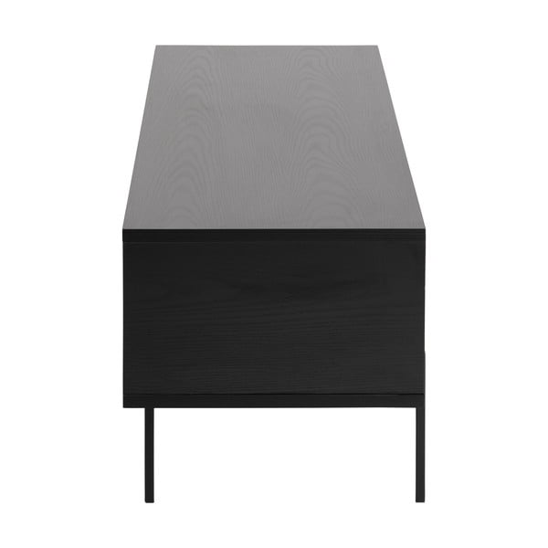 Черна маса за телевизор от декор от ясен 140x45 cm Angus – Actona-image-4