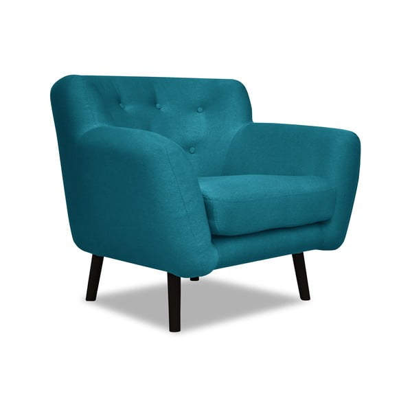 Тюркоазено кресло Cosmopolitan design Hampstead - Cosmopolitan Design-image-2