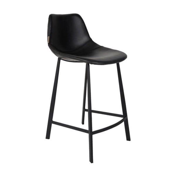 Комплект от 2 черни високи стола , височина 91 cm Franky - Dutchbone
