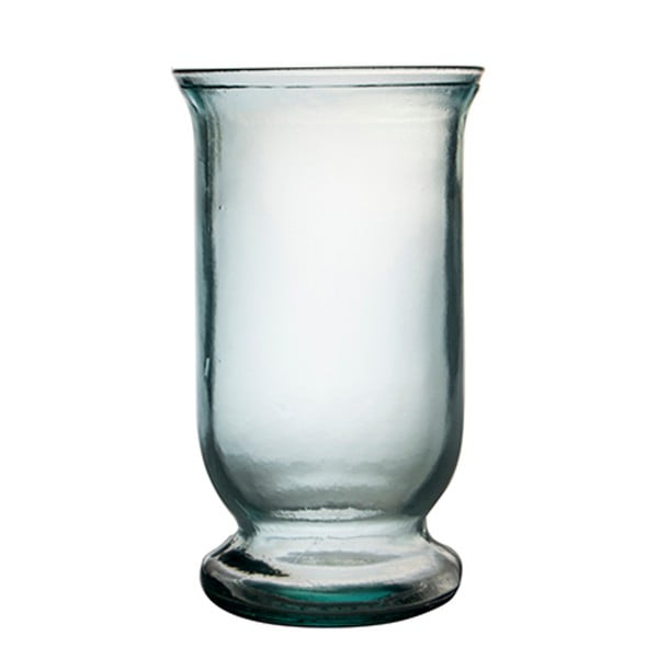 Свещник за градинско парти, изработен от рециклирано стъкло, височина 25 cm - Ego Dekor
