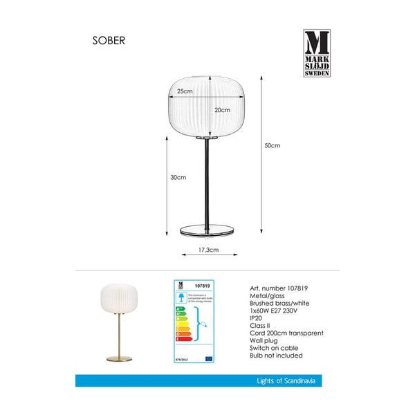 Настолна лампа Sober - Markslöjd-image-3