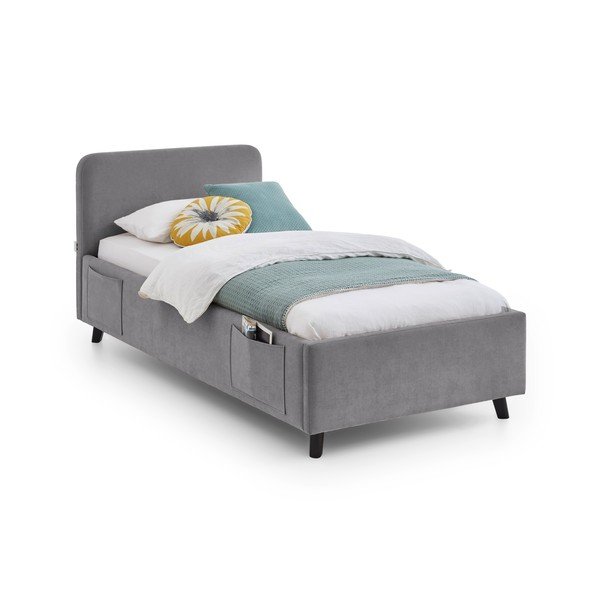 Сиво детско легло 90x200 cm без ламелно дъно Cosy – Meise Möbel