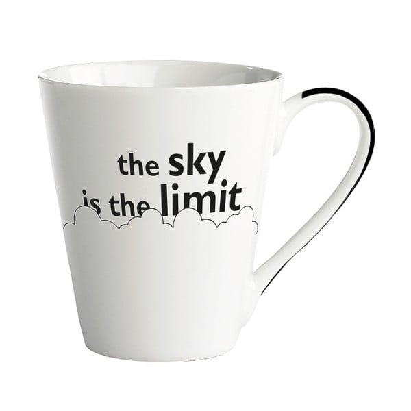 Porcelánový hrnek KJ Collection The Sky Is The Limit, 300 ml