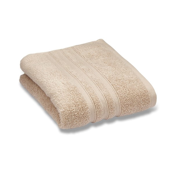 Бежова памучна кърпа от тери 50x85 cm Zero Twist – Catherine Lansfield