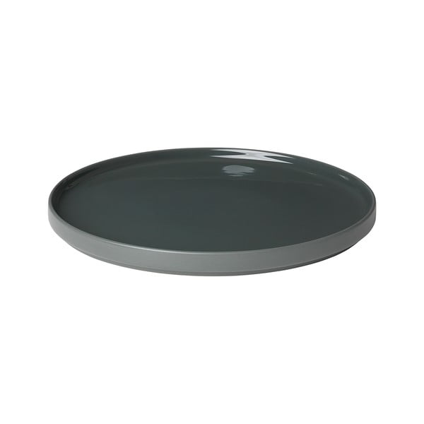 Тъмнозелена керамична плитка чиния Pilar - Blomus