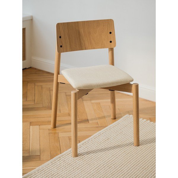 Трапезен стол за подреждане от декор от дъб  в естествен цвят Wem – noo.ma-image-1