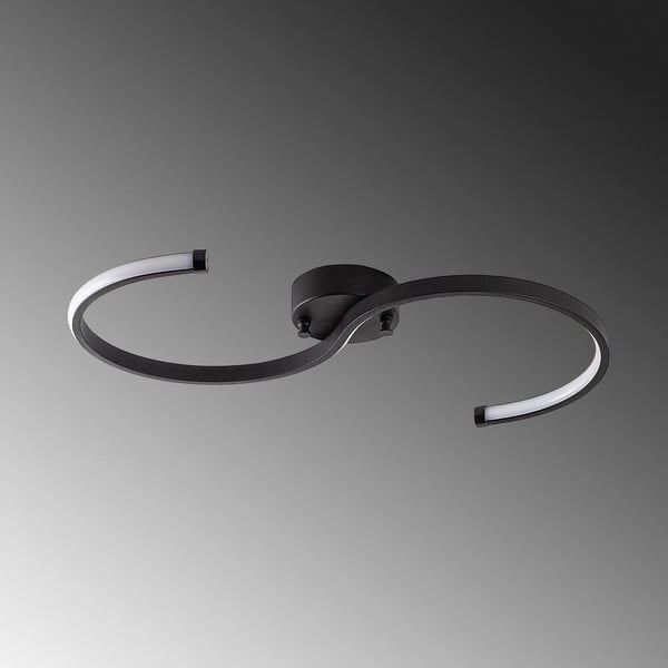 Черно LED осветително тяло за таван 25x10 cm Es – Opviq lights-image-1