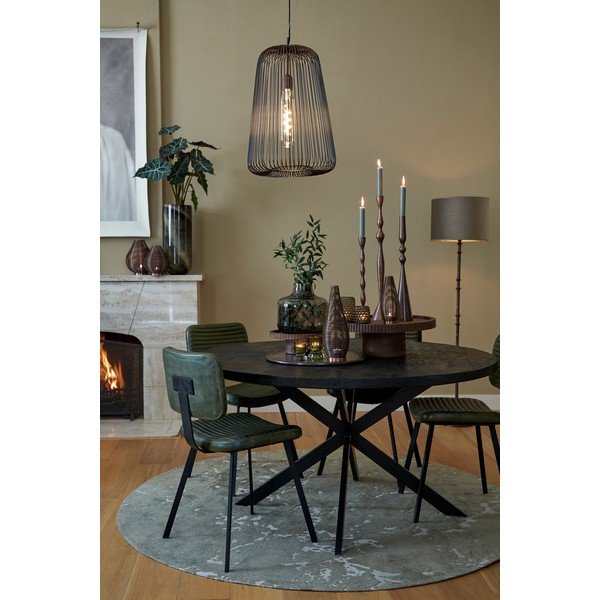 Кръгъл килим в цвят каки ø 200 cm Sjors - Light & Living-image-3