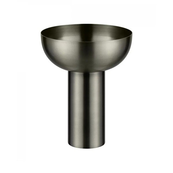 Сива ваза от неръждаема стомана (височина 21 cm) Miyabi – Blomus