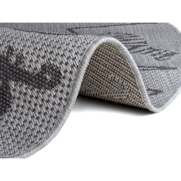 Сив детски килим Писма, ø 160 cm - Ragami-image-1