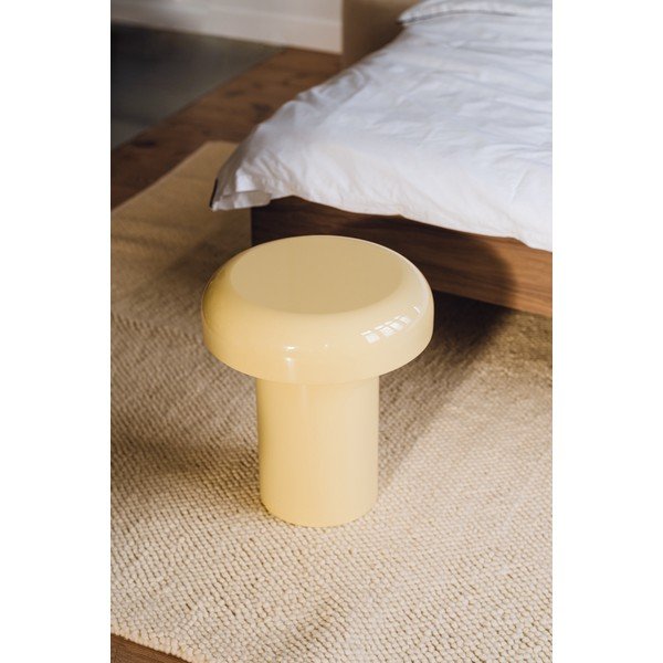 Стоманена кръгла странична масичка ø 40 cm Miko – noo.ma-image-1