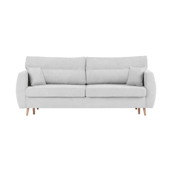 Триместен разтегателен диван с място за съхранение в сребрист цвят Sydney - Cosmopolitan Design