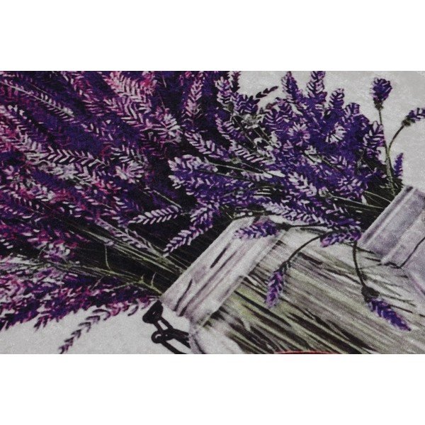 Лилави-светлосиви килими за баня в комплект от 2 бр. 60x100 cm Purpura – Foutastic-image-1