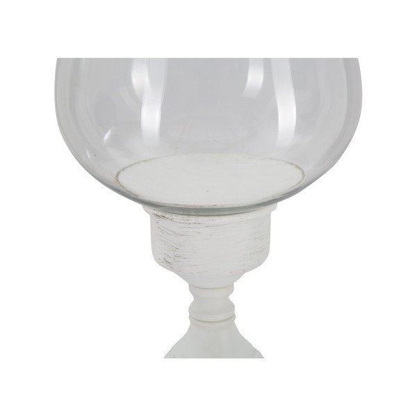 Bílý jednoramenný svícen Mauro Ferretti Provenzia, výška 72 cm-image-2