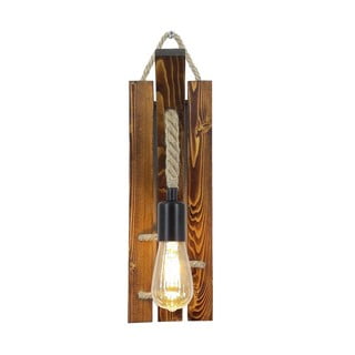 Стенна лампа от борова дървесина Niki - Opviq lights