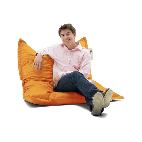 Оранжев градински пуф за сядане Mattress – Floriane Garden-image-1