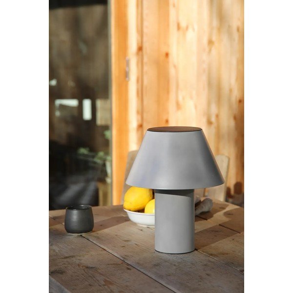 LED настолно затъмняващо се външно осветително тяло със соларен панел/с USB ø 25 cm Vivo – Markslöjd-image-2