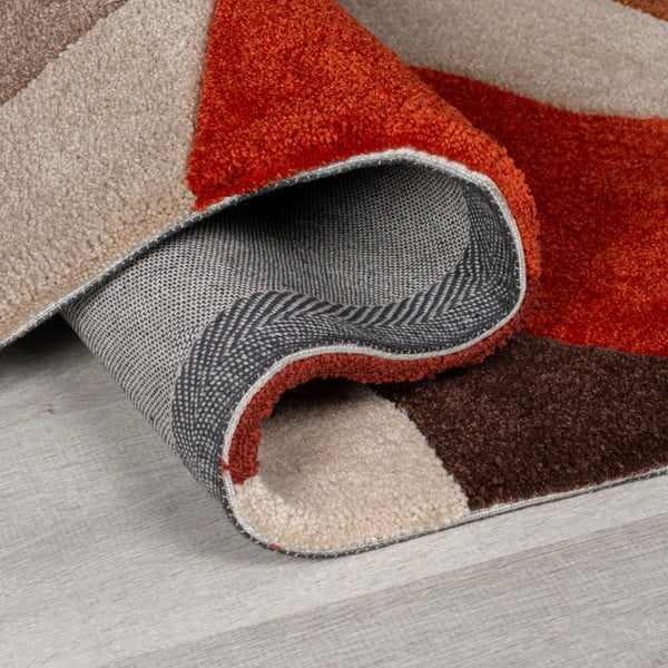 Червен килим 170x120 cm Zest Infinite - Flair Rugs-image-3