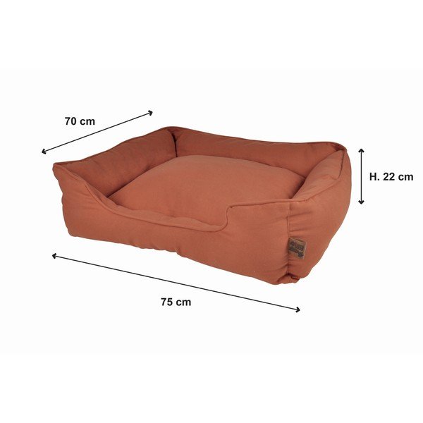 Оранжево легло за куче 70x75 cm – Love Story-image-4