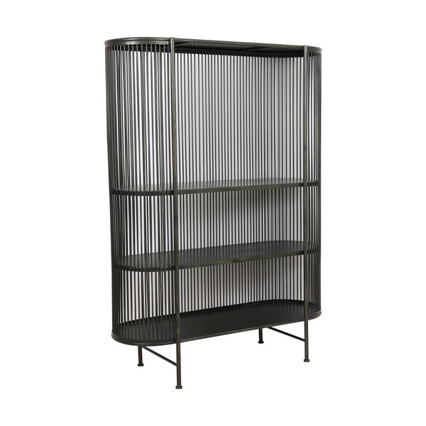 Черен метален висок скрин 119x161 cm Yinthe - Light & Living-image-2