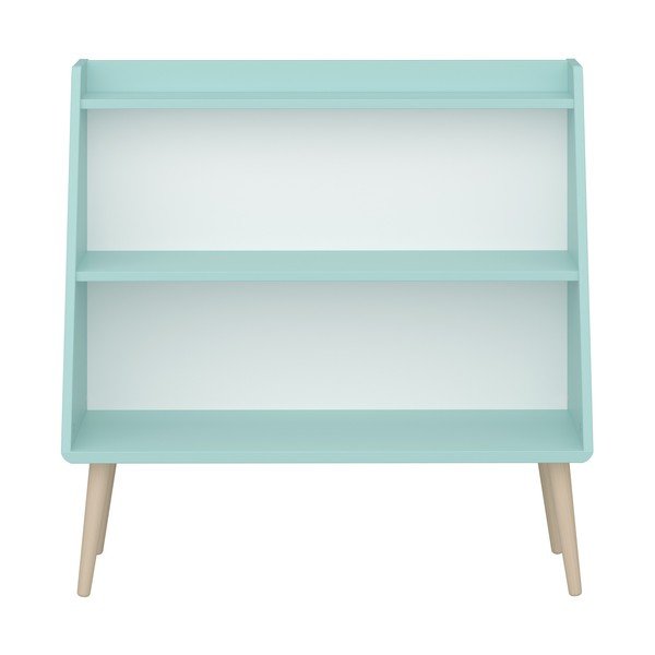 Детски шкаф за книги в тюркоазен цвят 81x80 cm Gaia - Tvilum