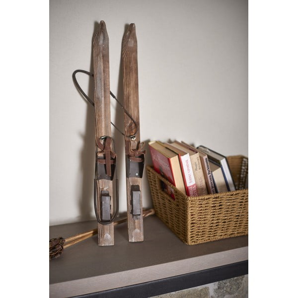 Дървена декорация във формата на ски Борд - Antic Line-image-1