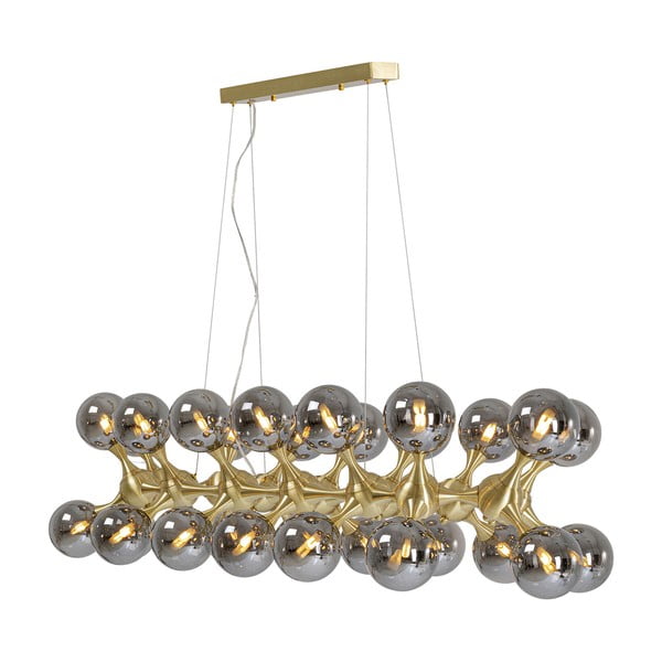 Висяща лампа в сиво-златист цвят ø 12 cm Atomic - Kare Design-image-3