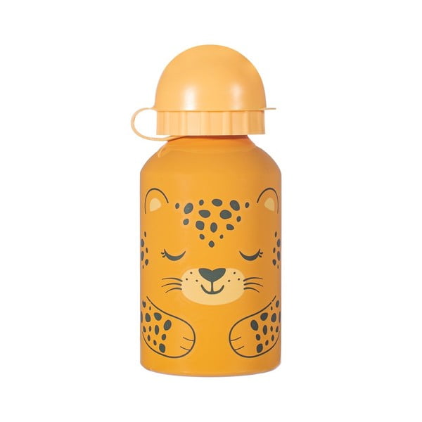 Оранжево бебешко шише за пиене , 250 мл Leopard - Sass & Belle