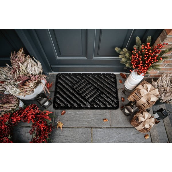 Изтривалка от кокосови влакна 40x60 cm Coco Black – Hanse Home-image-1