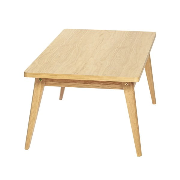 Масичка за кафе от декор от дъб в естествен цвят 60x120 cm Nice – Woodman-image-3