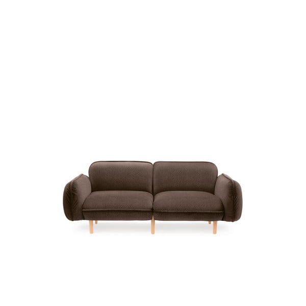 Тъмнокафяв диван от букле 188 cm Bean – EMKO