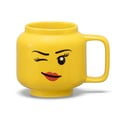 Жълта керамична бебешка чаша 255 ml Head - LEGO®