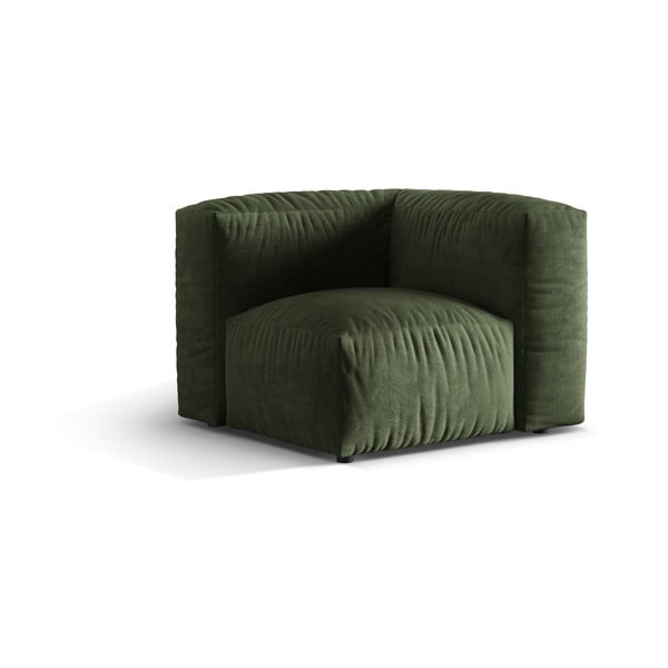 Зелен кадифен модул за диван (променлив) Martina – Micadoni -image-1