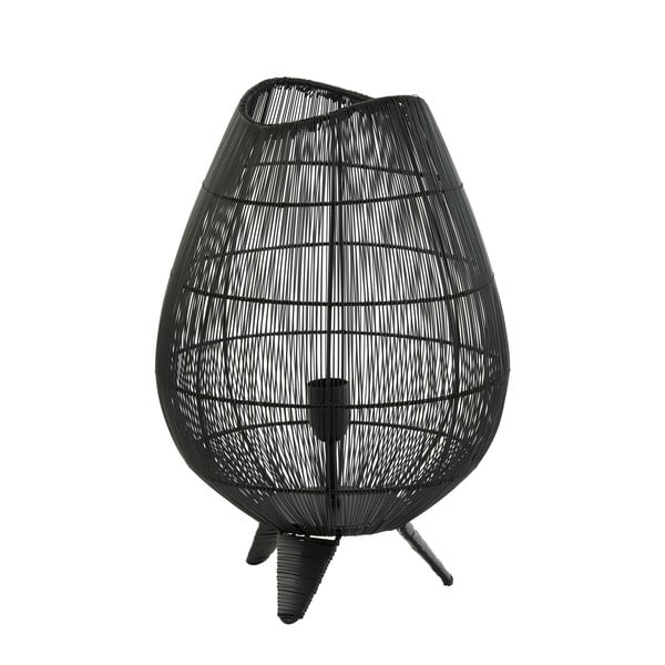Черна настолна лампа (височина 47 cm) Yumi - Light & Living