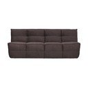 Кафяв кадифен диван 204 cm Cluster – vtwonen