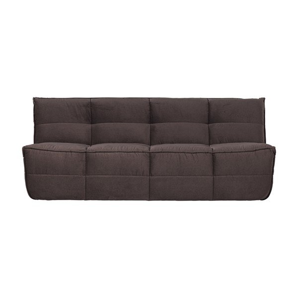 Кафяв кадифен диван 204 cm Cluster – vtwonen